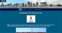 Desktop Screenshot of huntleighdev.com